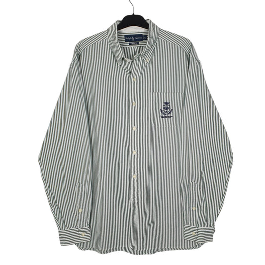 Mens Green Ralph Lauren Athletic Club Long Sleeve Shirt