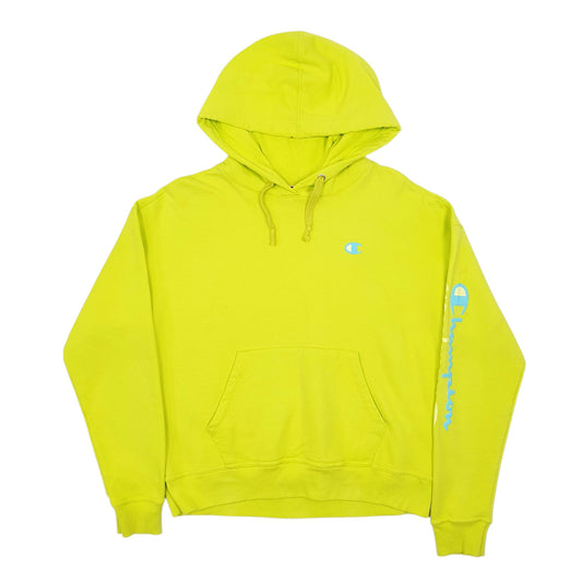 Womens Green Champion Hoodie Jumper