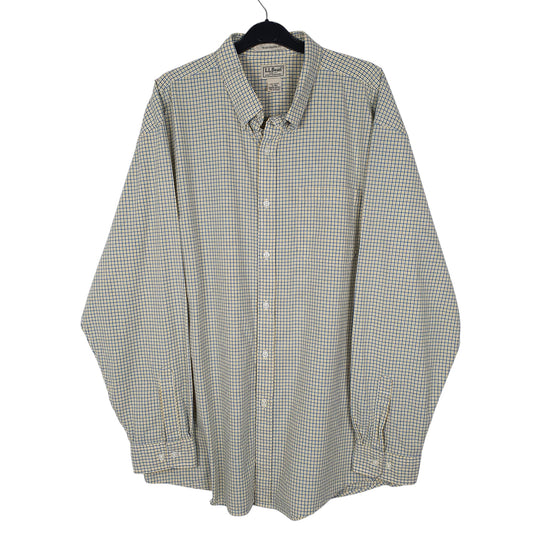 Mens Yellow L.L.Bean Long Sleeve Shirt