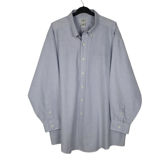Mens Blue L.L.Bean Long Sleeve Shirt