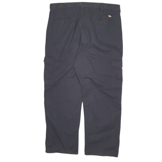 Mens Black Dickies Workwear Trousers