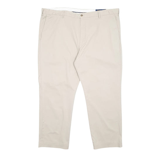 Mens Beige Polo Ralph Lauren Stretch Classic Fit Chino Trousers