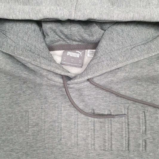Mens Grey Puma Hoodie Jumper