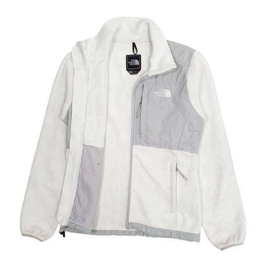 Womens White The North Face Denali Full Zip Jumper