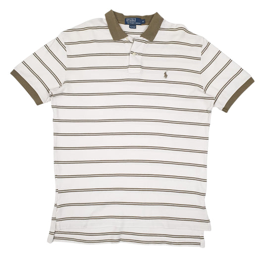 Mens White Polo Ralph Lauren Short Sleeve Polo Shirt
