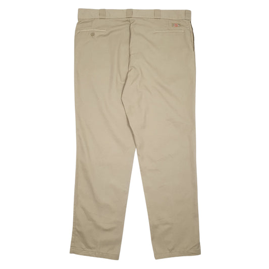 Mens Beige Dickies 874 Workwear Trousers