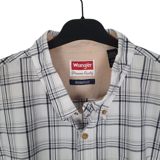 Mens White Wrangler Shirt