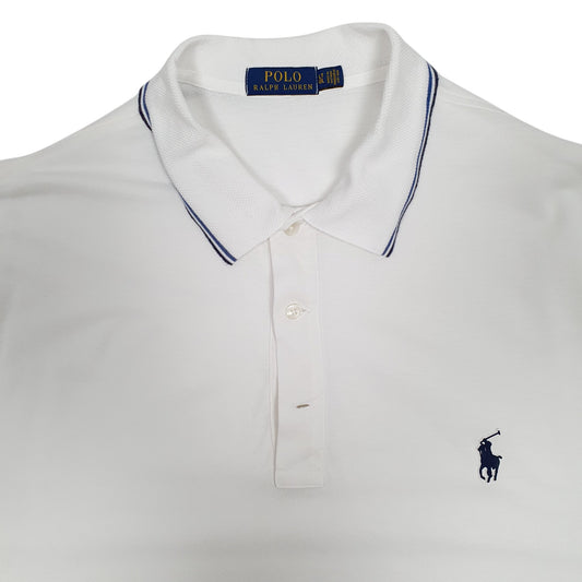 Mens White Polo Ralph Lauren Polo Shirt