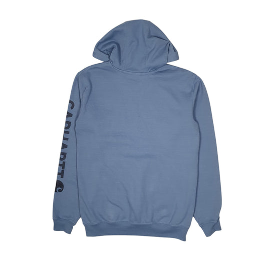 Mens Blue Carhartt Hoodie Jumper