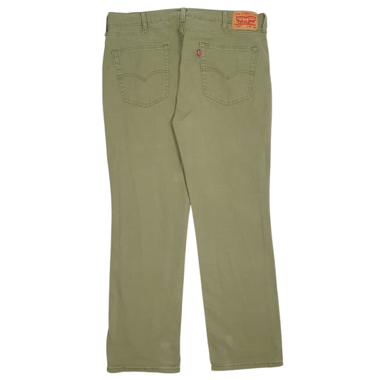 Mens Green Levis 514 Trousers