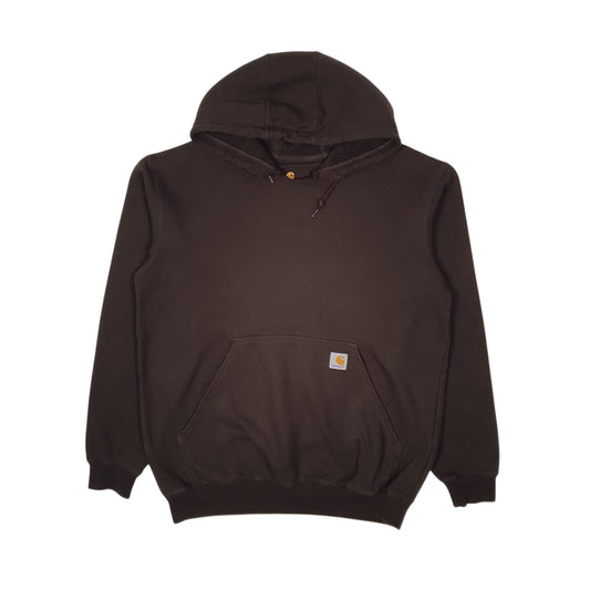 Mens Brown Carhartt Hoodie Jumper