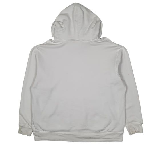 Womens White Adidas Hoodie Jumper