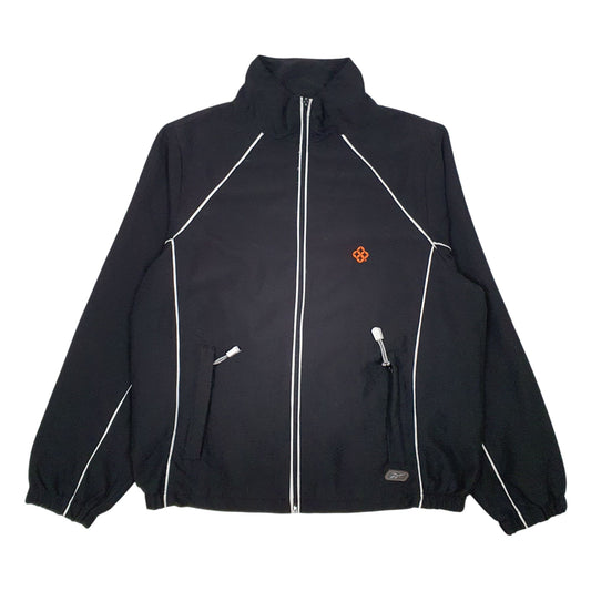Mens Black Reebok Vintage Full Zip Coat