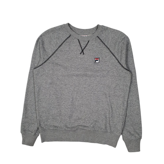 Womens Grey Fila Crewneck Jumper