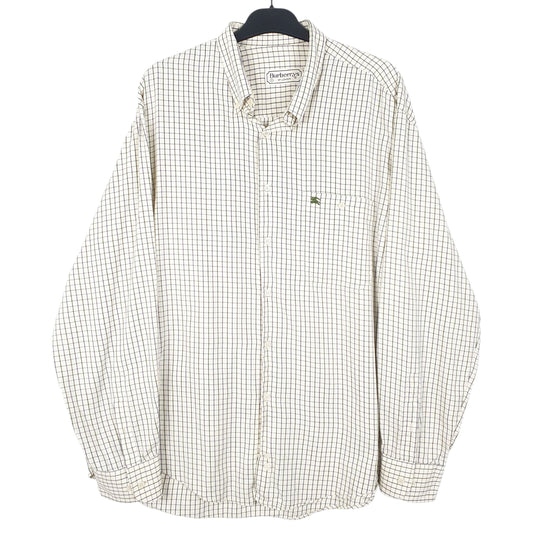 Mens Yellow Burberry Long Sleeve Shirt