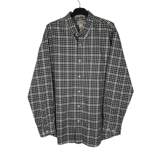 Mens Black L.L.Bean Long Sleeve Shirt