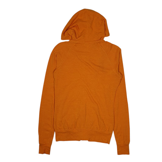Womens Orange Nike Lightweight Hoodie Full Zip Jumper
