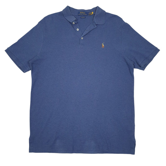 Mens Blue Polo Ralph Lauren Short Sleeve Polo Shirt