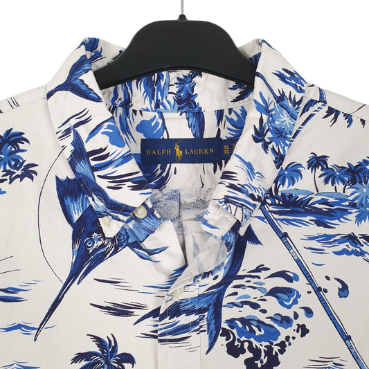 Mens White Ralph Lauren Shirt