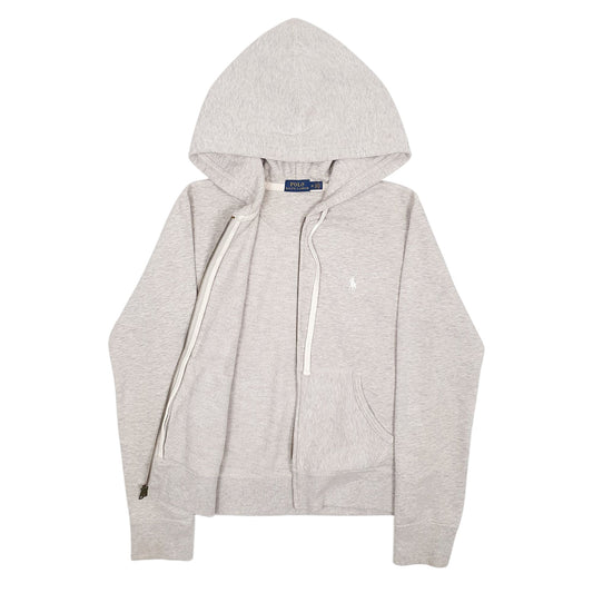 Womens Grey Polo Ralph Lauren Full Zip Jumper