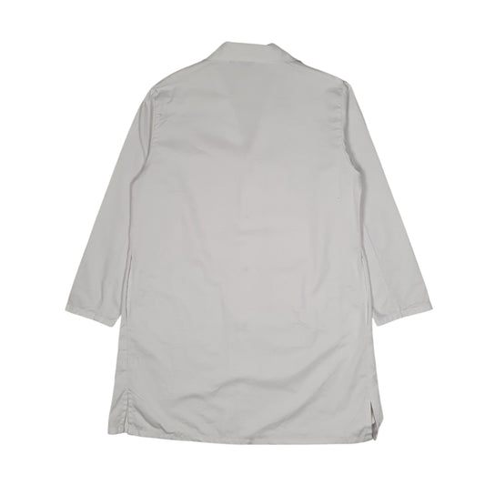 Mens White Dickies Redhawk Warehouse Coat