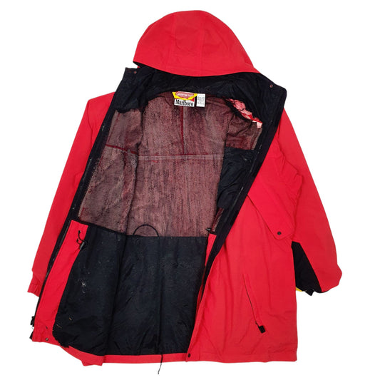 Mens Red Marlborough Vintage 90s Coat