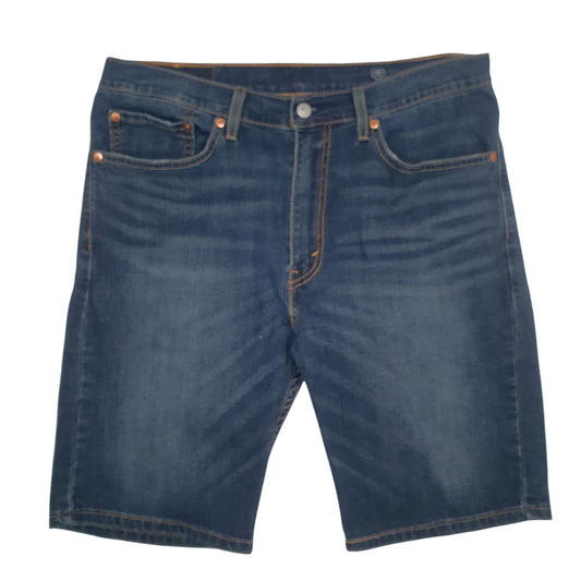 Mens Blue Levis Denim Shorts