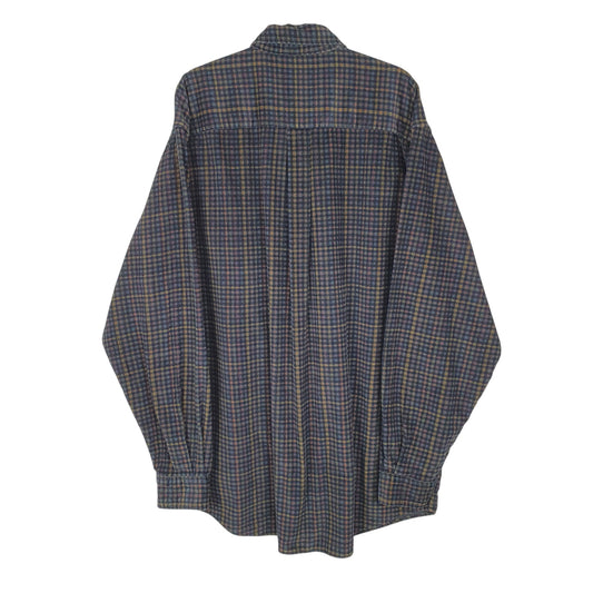 Mens Navy Eddie Bauer Corduroy Vintage 90s Shirt
