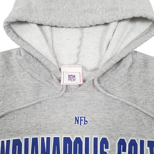 Mens Grey NFL Indianapolis Colts Hoodie Jumper