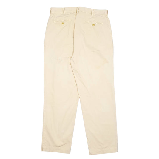 Mens Yellow Polo Ralph Lauren Vintage 90s Trousers