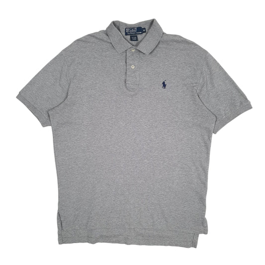 Mens Grey Polo Ralph Lauren Short Sleeve Polo Shirt