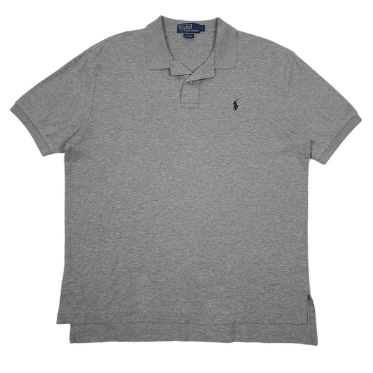 Mens Grey Polo Ralph Lauren Short Sleeve Polo Shirt