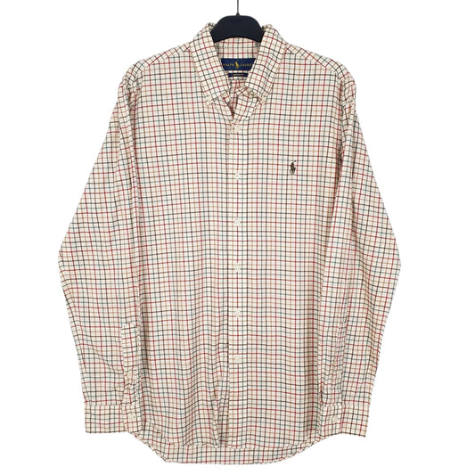 Mens Beige Ralph Lauren Long Sleeve Shirt