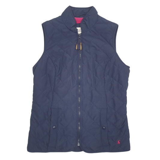 Womens Navy Joules Quilted Coat