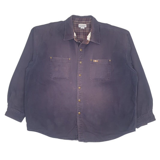 Mens Navy Carhartt Vintage Shacket Coat