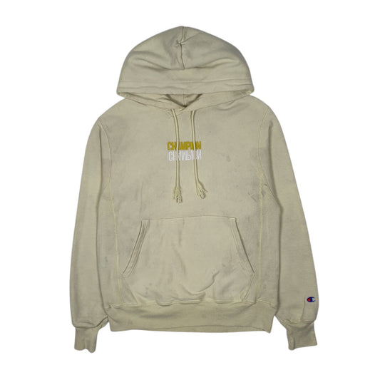 Mens Green Champion Reverse Weave Hoodie Jumper