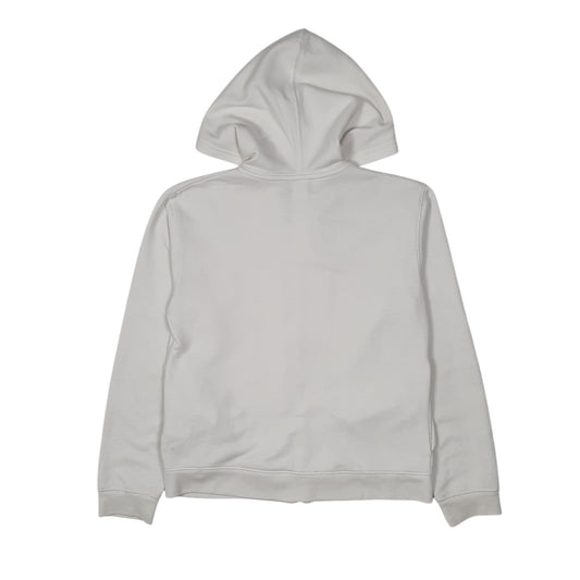 Womens White Reebok Hoodie Full Zip Jumper