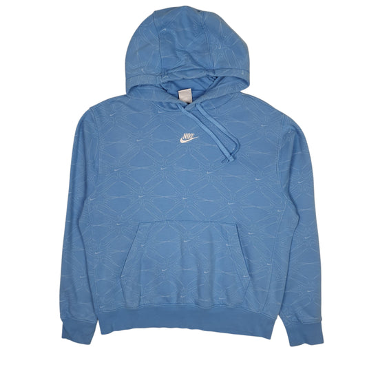 Mens Blue Nike Hoodie Jumper