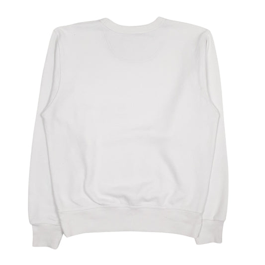 Mens White Champion Crewneck Jumper