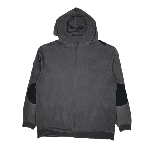 Mens Grey Harley Davidson Motorcycles Hoodie Jumper