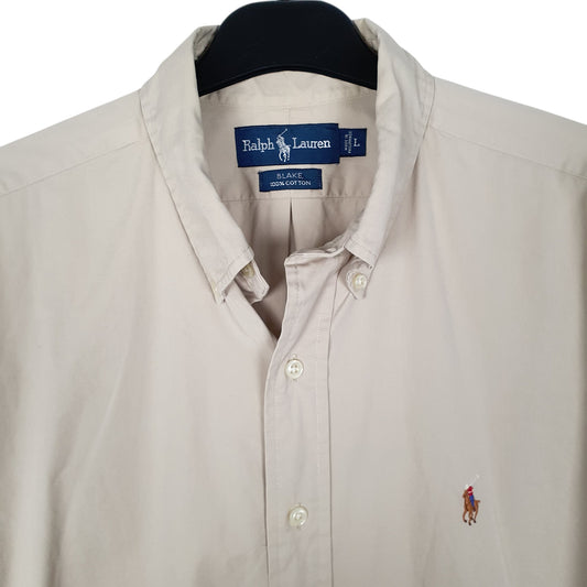 Mens Beige Ralph Lauren Shirt