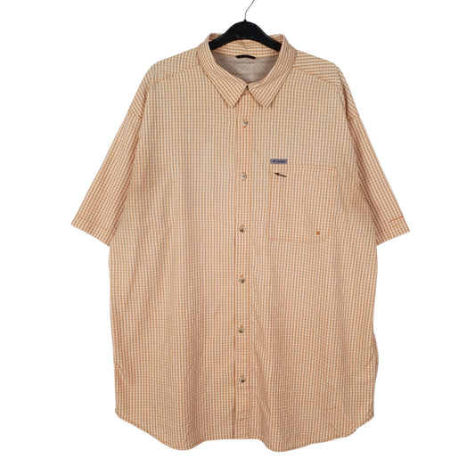 Mens Orange Columbia Sportswear Company Titaniun Short Sleeve Shirt