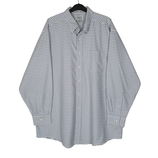 Mens Blue L.L.Bean Long Sleeve Shirt