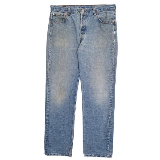 Mens Blue Levis Vintage 90s Made In USA 501 JeansW36 L34