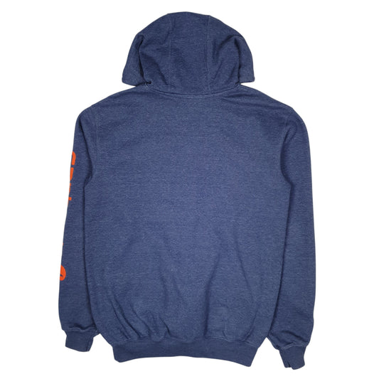 Mens Blue Carhartt Hoodie Jumper
