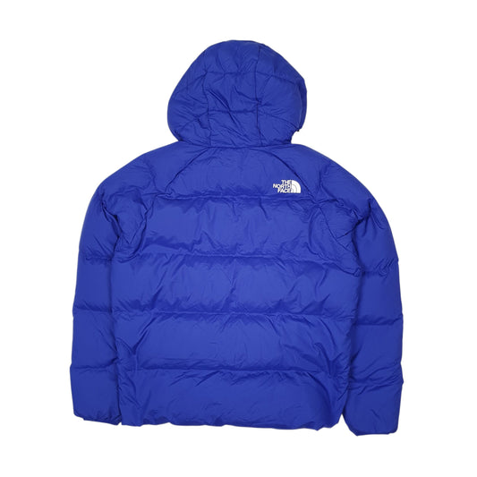 Mens Blue The North Face Nuptse Hooded Reversible Coat