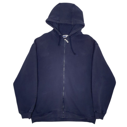Mens Navy Fila Full Zip Jumper
