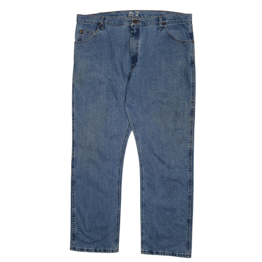 Mens Blue Wrangler 47MAC JeansW42 L32