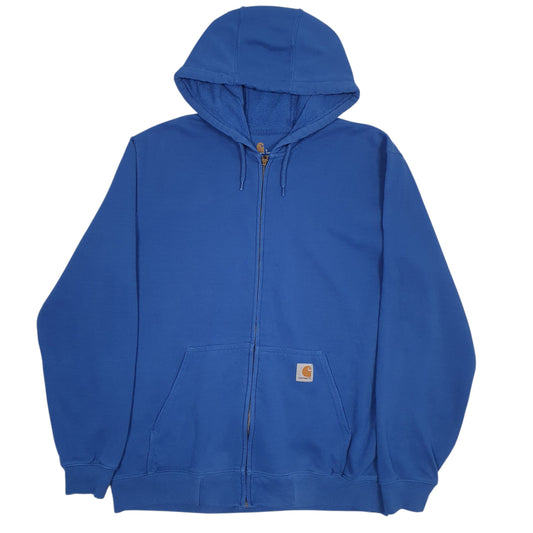 Mens Blue Carhartt Full Zip Jumper