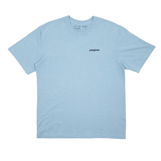 Mens Blue Patagonia Short Sleeve T Shirt